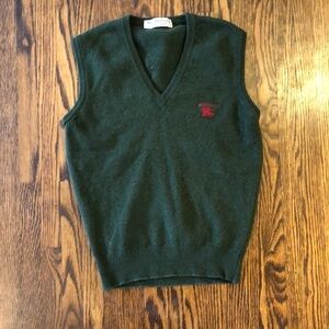 VINTAGE Burberry Green Vest